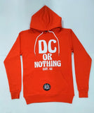 RED - DC OR NOTHING SWEATHOOD